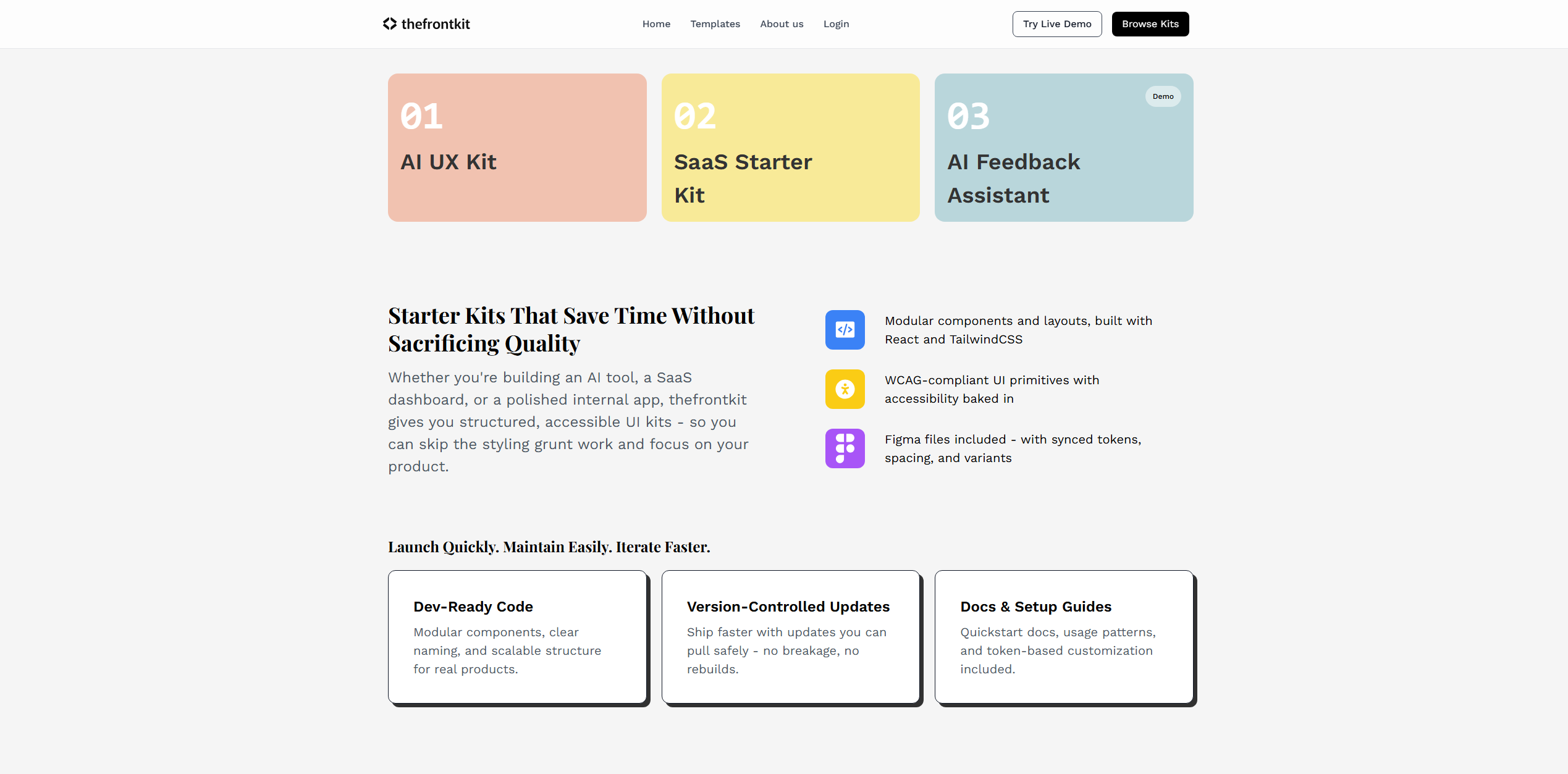 thefrontkit screenshot 1