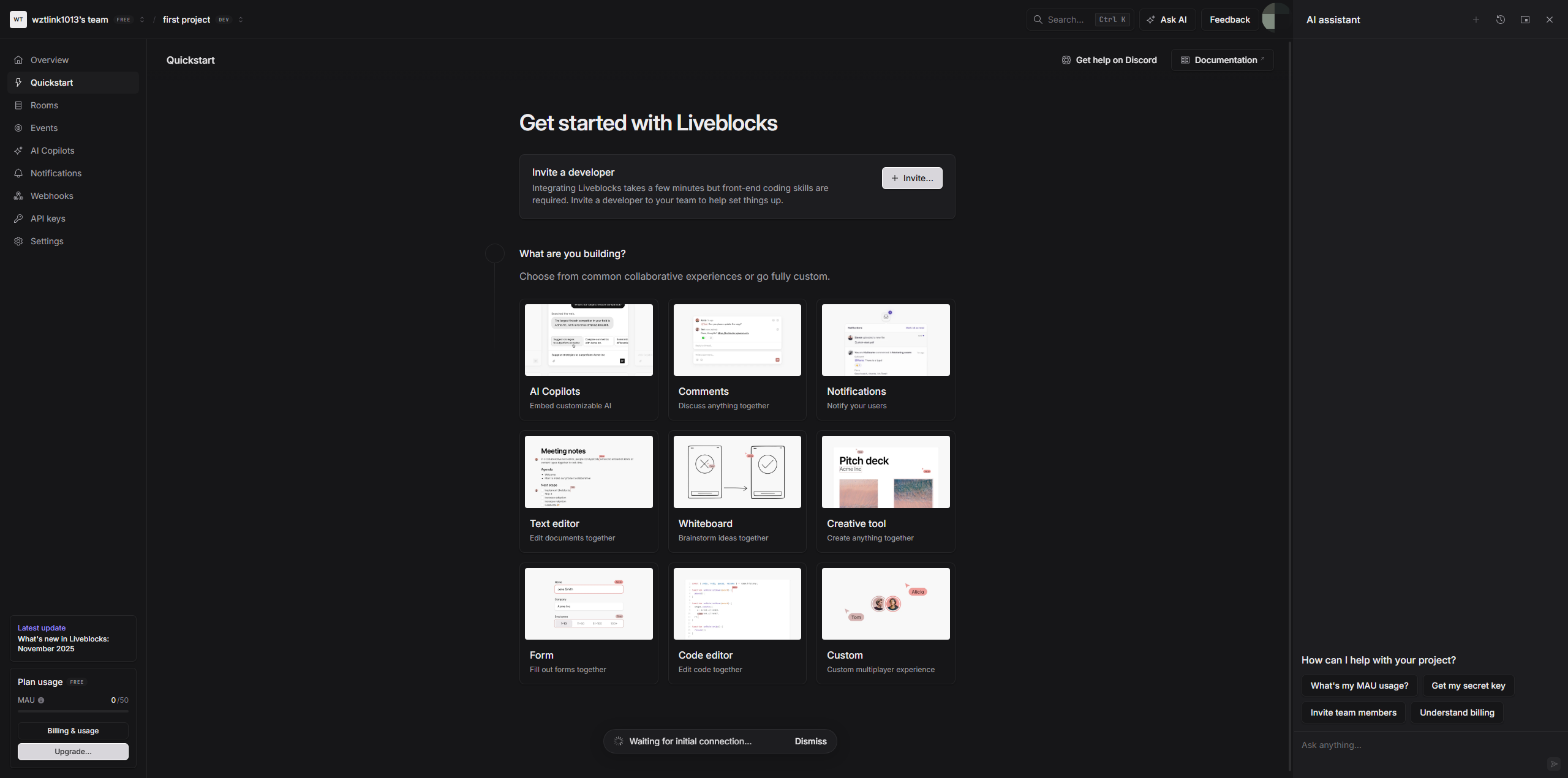 Liveblocks screenshot 1