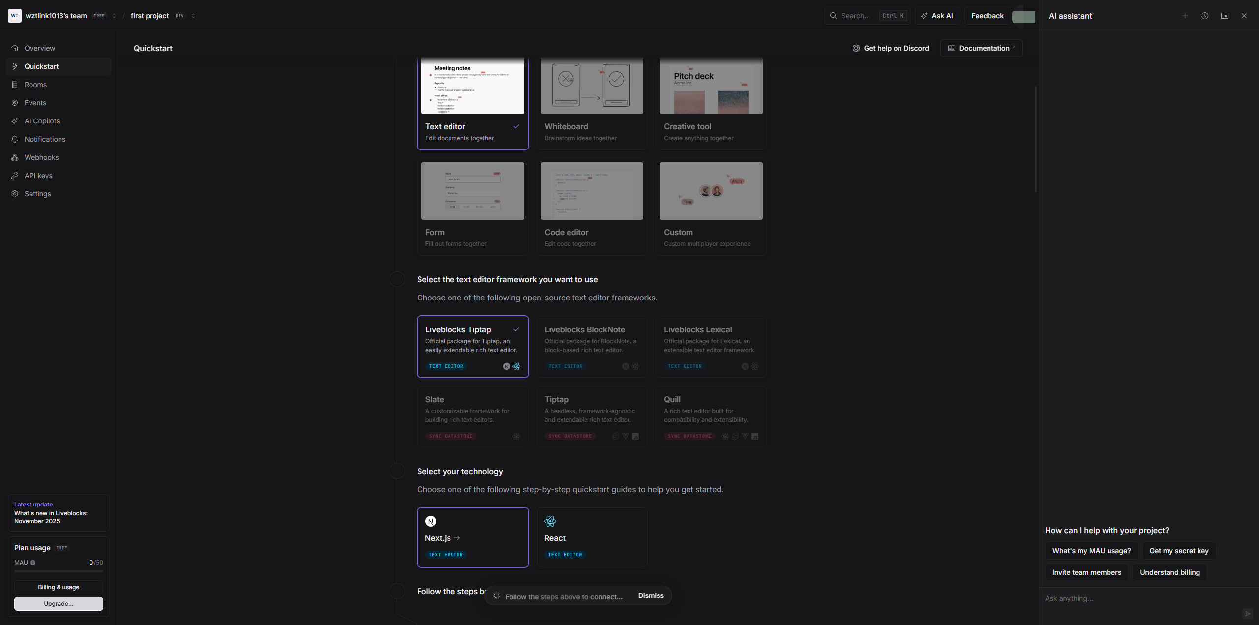 Liveblocks screenshot 2